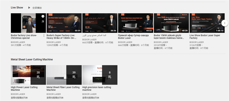 YouTube視頻平臺(tái)