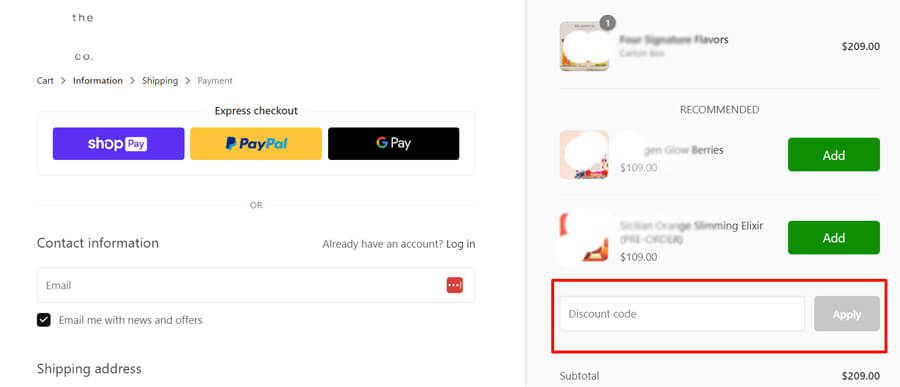 如何使用Shopify折扣碼